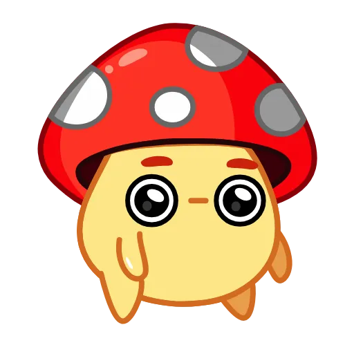 😳 Эмодзи «Amanita Mushroom» для Telegram