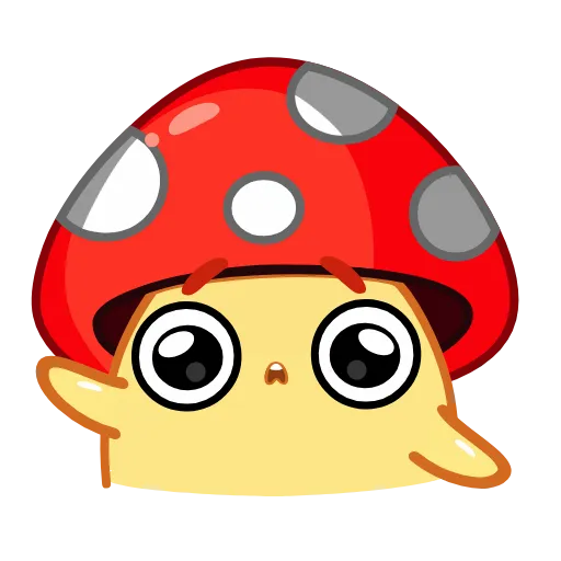 😳 Эмодзи «Amanita Mushroom» для Telegram