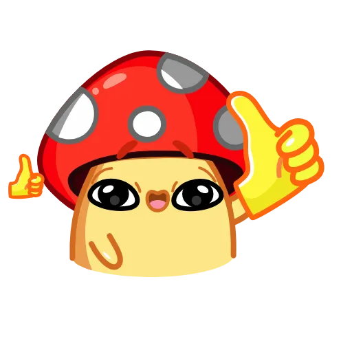 👍 Эмодзи «Amanita Mushroom» для Telegram