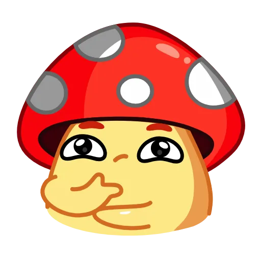 🤔 Эмодзи «Amanita Mushroom» для Telegram