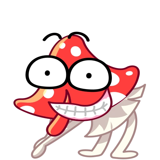🤩 Стикер «Amanita» для Telegram