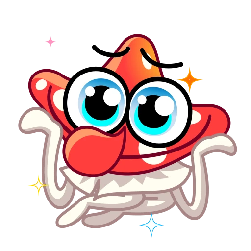 🥺 Стикер «Amanita» для Telegram