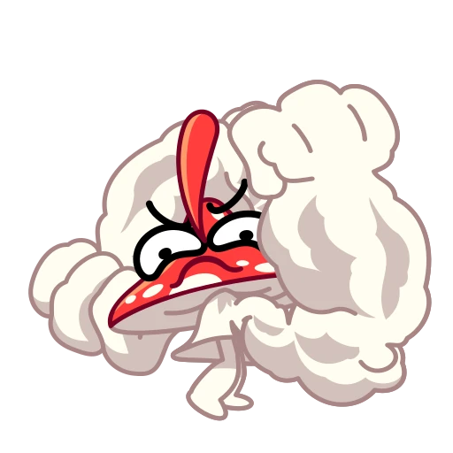 💪 Стикер «Amanita» для Telegram