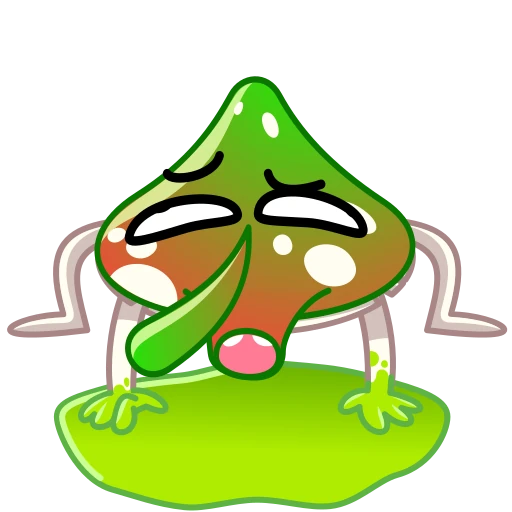🤢 Стикер «Amanita» для Telegram