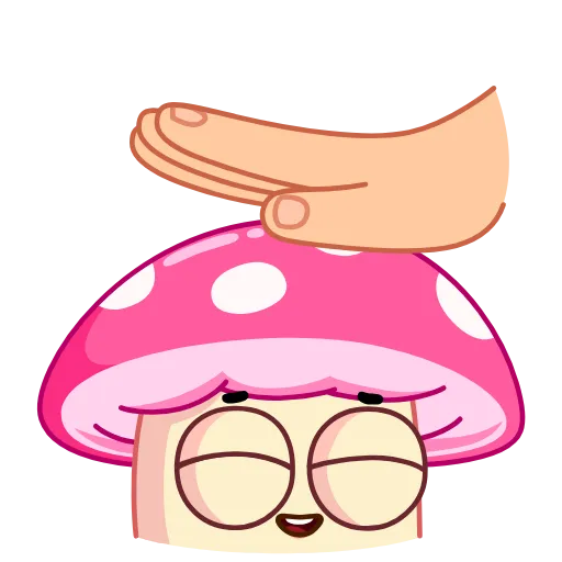 ☺️ Эмодзи «😗 Mushroom Stepan - гриб мухомор Стёпа» для Telegram