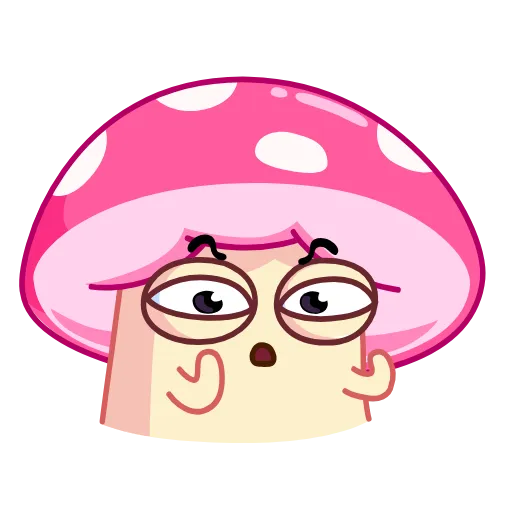 🤨 Эмодзи «😗 Mushroom Stepan - гриб мухомор Стёпа» для Telegram