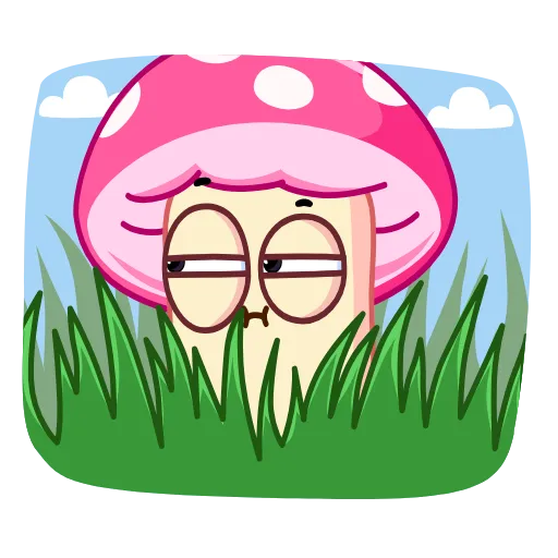👀 Эмодзи «😗 Mushroom Stepan - гриб мухомор Стёпа» для Telegram