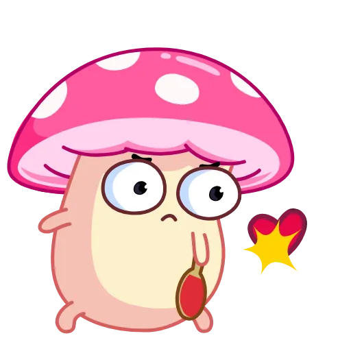 🙅‍♀ Эмодзи «😗 Mushroom Stepan - гриб мухомор Стёпа» для Telegram