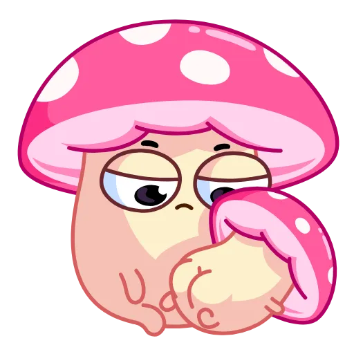👋 Эмодзи «😗 Mushroom Stepan - гриб мухомор Стёпа» для Telegram