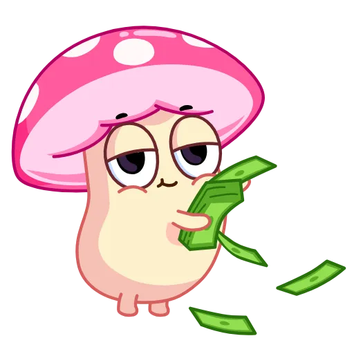 🤑 Эмодзи «😗 Mushroom Stepan - гриб мухомор Стёпа» для Telegram