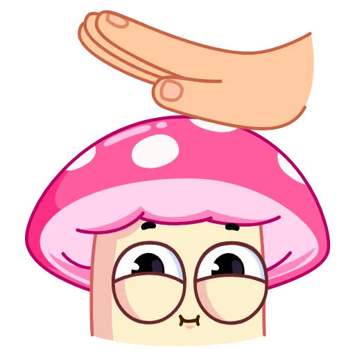 ☺️ Эмодзи «😗 Mushroom Stepan - гриб мухомор Стёпа» для Telegram