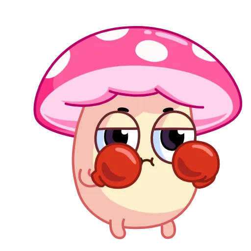 🥊 Эмодзи «😗 Mushroom Stepan - гриб мухомор Стёпа» для Telegram