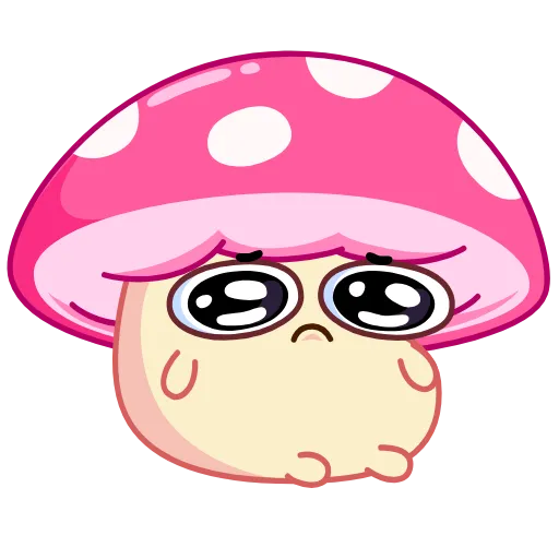 😢 Эмодзи «😗 Mushroom Stepan - гриб мухомор Стёпа» для Telegram