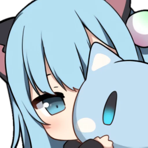 😶 Стикер «Amashiro Natsuki Ears Twitch Nacho Emotion 1.2» для Telegram
