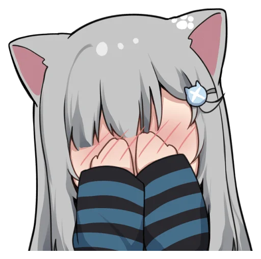 🙈 Стикер «【甘城なつき】nachonekodayo» для Telegram