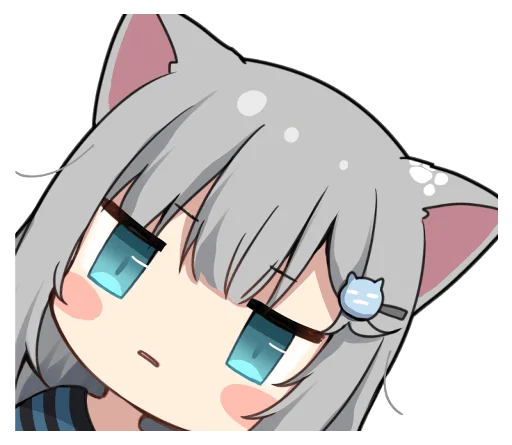 😐 Стикер «【甘城なつき】nachonekodayo» для Telegram