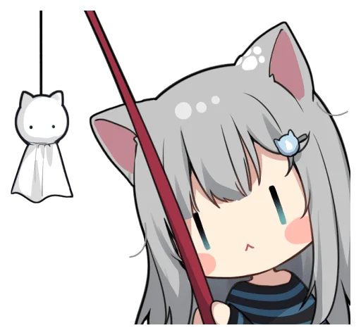 🌤 Стикер «【甘城なつき】nachonekodayo» для Telegram