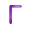 💟 Эмодзи «Аметист, фиолетовые буквы» для Telegram