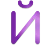 💟 Эмодзи «Аметист, фиолетовые буквы» для Telegram