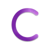 💟 Эмодзи «Аметист, фиолетовые буквы» для Telegram