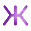 💟 Эмодзи «Аметист, фиолетовые буквы» для Telegram