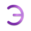 💟 Эмодзи «Аметист, фиолетовые буквы» для Telegram