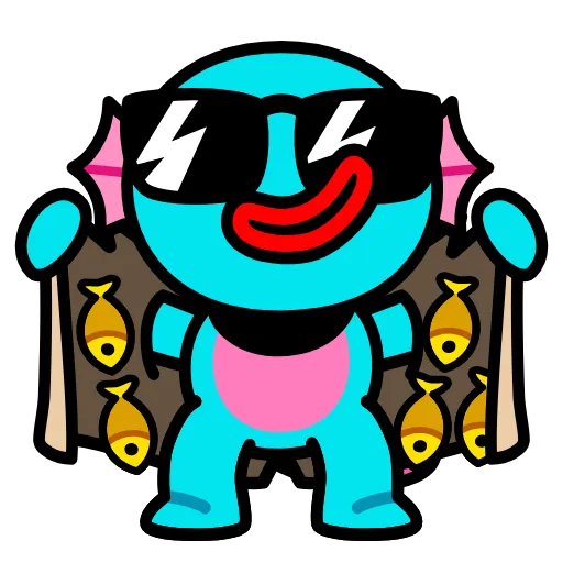😎 Эмодзи «Амфибия» для Telegram