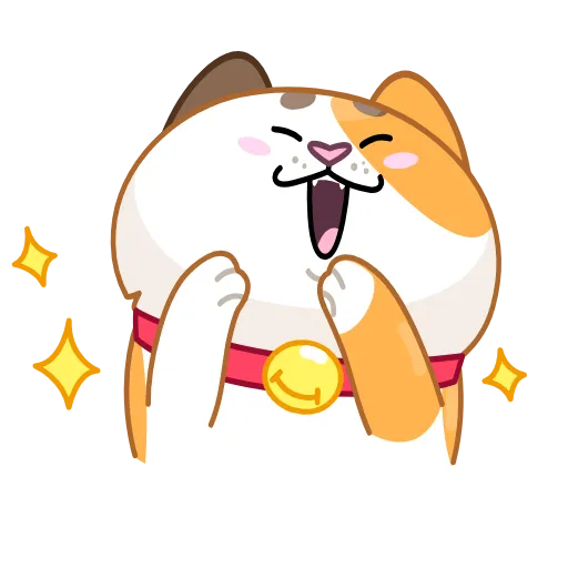 ☺ Эмодзи «Кот Амур» для Telegram