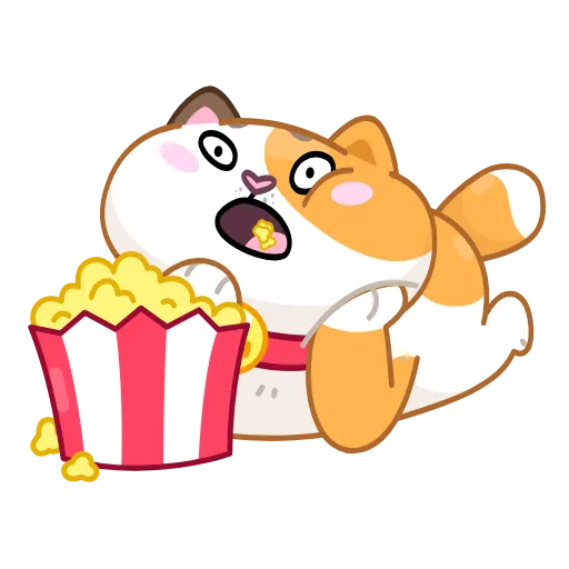 🍿 Эмодзи «Кот Амур» для Telegram