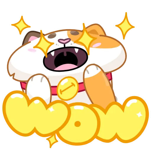 🤩 Эмодзи «Кот Амур» для Telegram