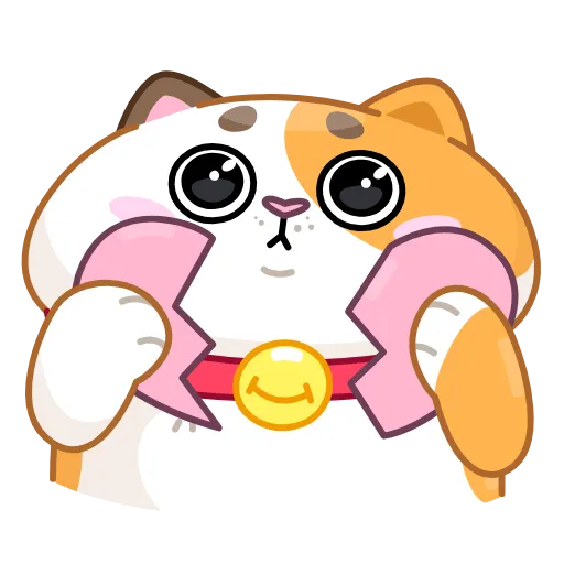 💔 Эмодзи «Кот Амур» для Telegram