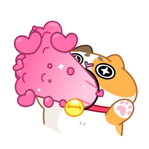 😍 Эмодзи «Кот Амур» для Telegram