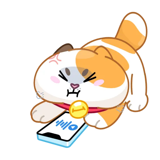 😠 Эмодзи «Кот Амур» для Telegram