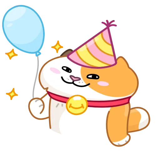 🥳 Эмодзи «Кот Амур» для Telegram