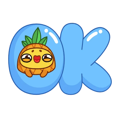 👌 Эмодзи «Pineapple» для Telegram