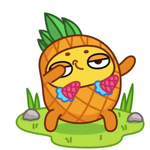 💃 Эмодзи «Pineapple» для Telegram