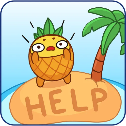 🆘 Эмодзи «Pineapple» для Telegram