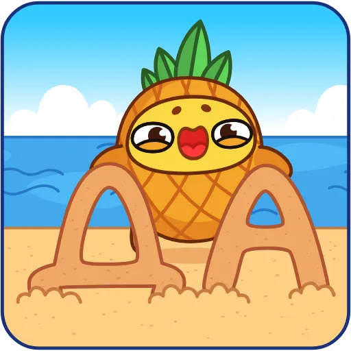 ☺️ Эмодзи «Pineapple» для Telegram
