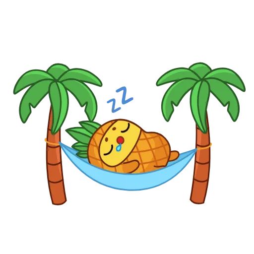 😴 Эмодзи «Pineapple» для Telegram