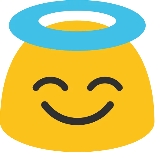 😇 Стикер «Android N Emojis» для Telegram
