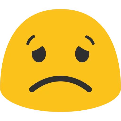 😔 Стикер «Android N Emojis» для Telegram