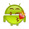 😘 Эмодзи «Android Robot Emoji» для Telegram