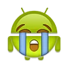 😭 Эмодзи «Android Robot Emoji» для Telegram