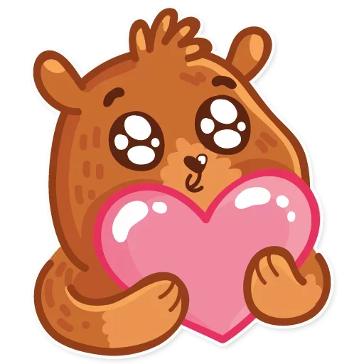 ❤ Стикер «Andy bear» для Telegram