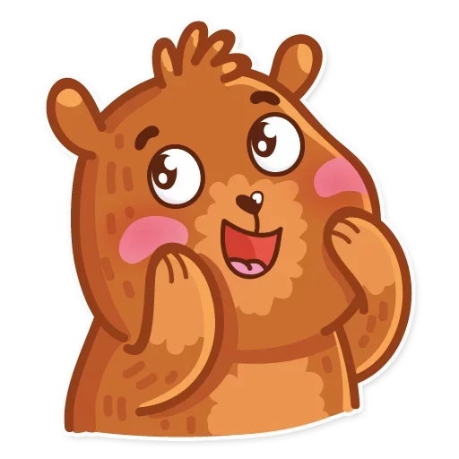 😄 Стикер «Andy bear» для Telegram
