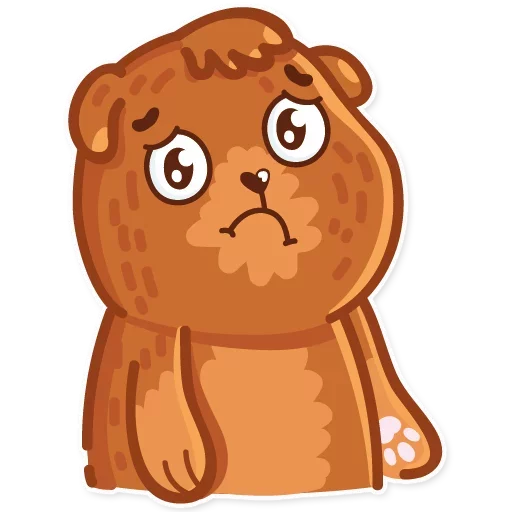 🙁 Стикер «Andy bear» для Telegram