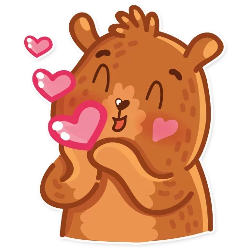 😘 Стикер «Andy bear» для Telegram