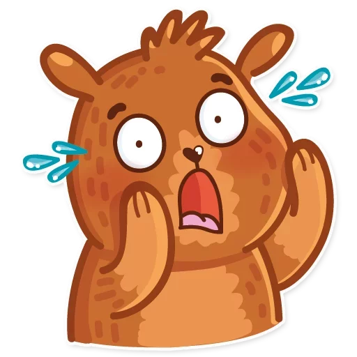 😱 Стикер «Andy bear» для Telegram