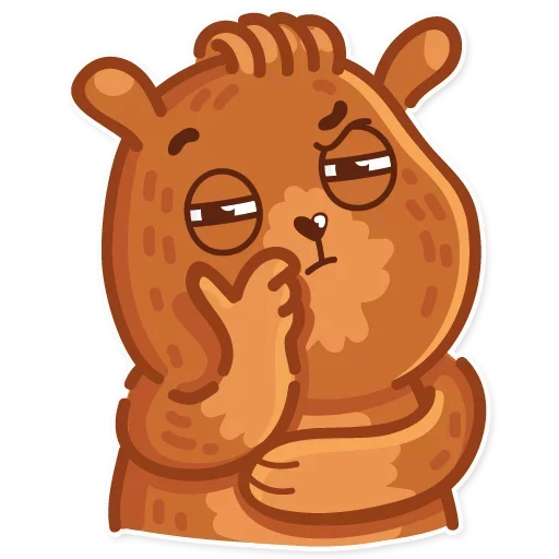 🤔 Стикер «Andy bear» для Telegram