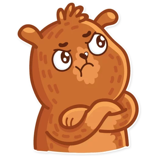 😤 Стикер «Andy bear» для Telegram